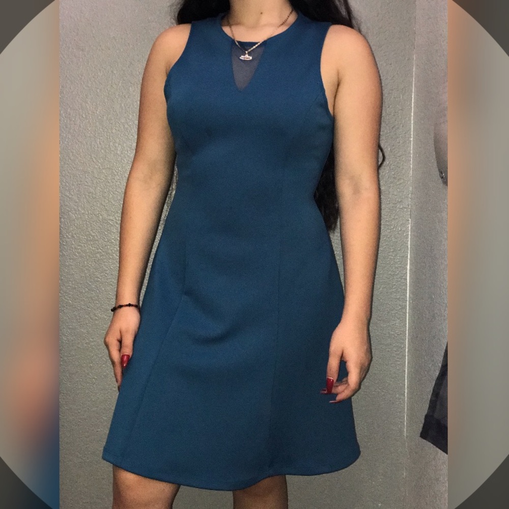 Blue dress
